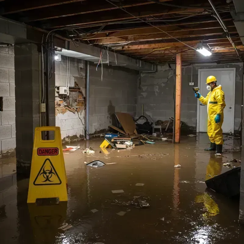 Flooded Basement Electrical Hazard in Westlake Village, CA Property